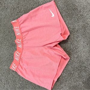 pink nike shorts
